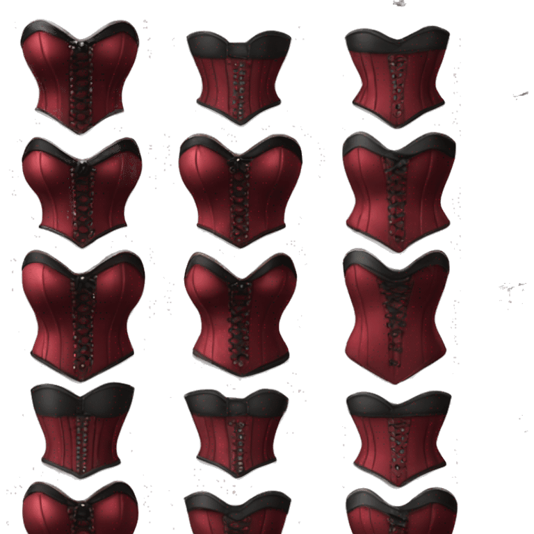 Red wine Corset  emoji