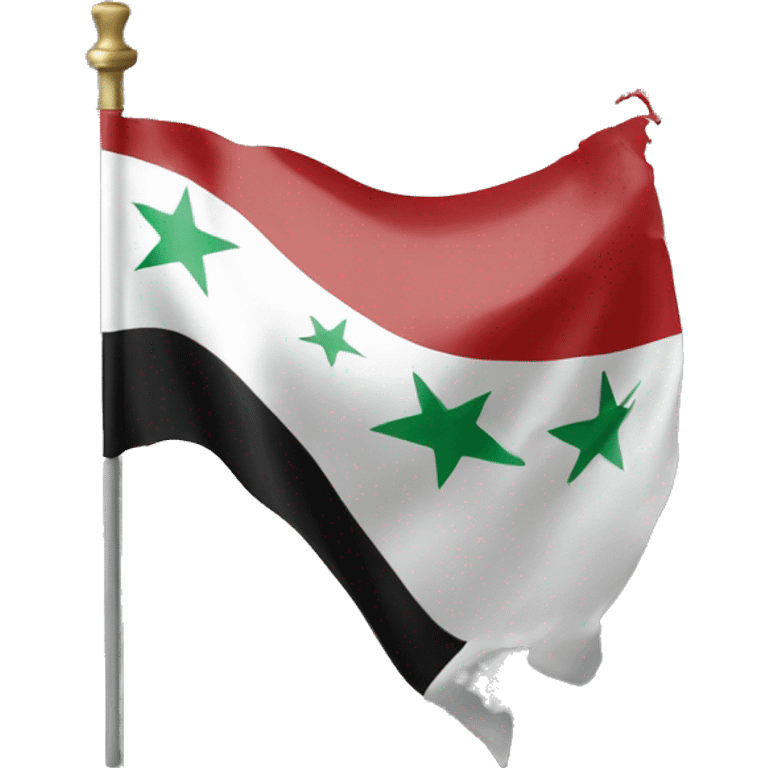 Syria Flag crying emoji