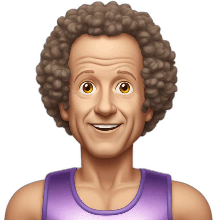 Robotic Richard Simmons emoji