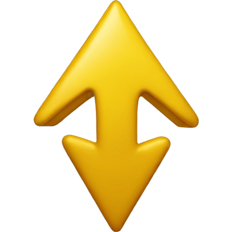 curved yellow arrow emoji