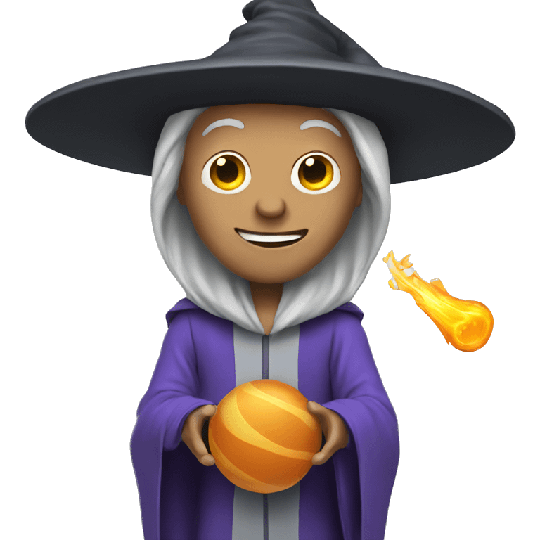 wizard playing frisbee emoji