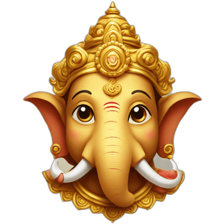 five face ganesh  emoji