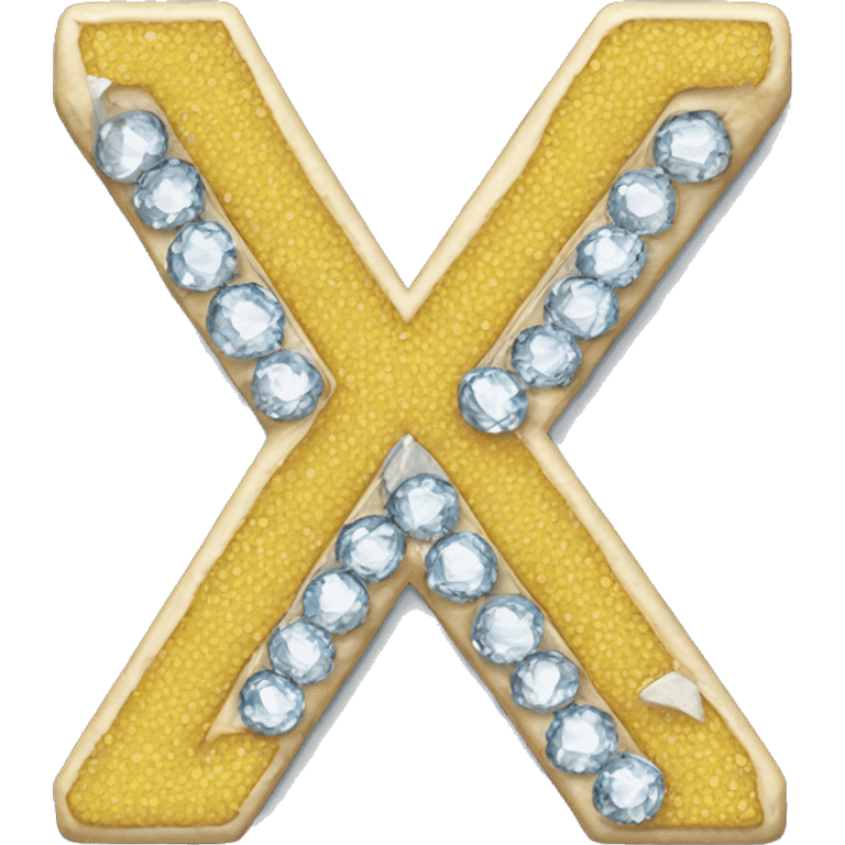 letter k from diamond  emoji