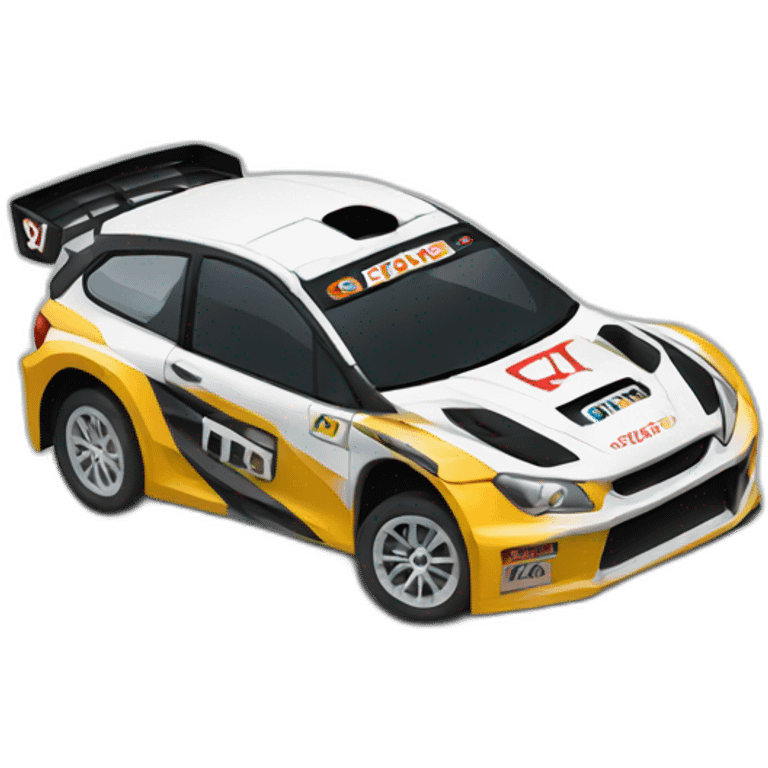 Voiture rallycross emoji