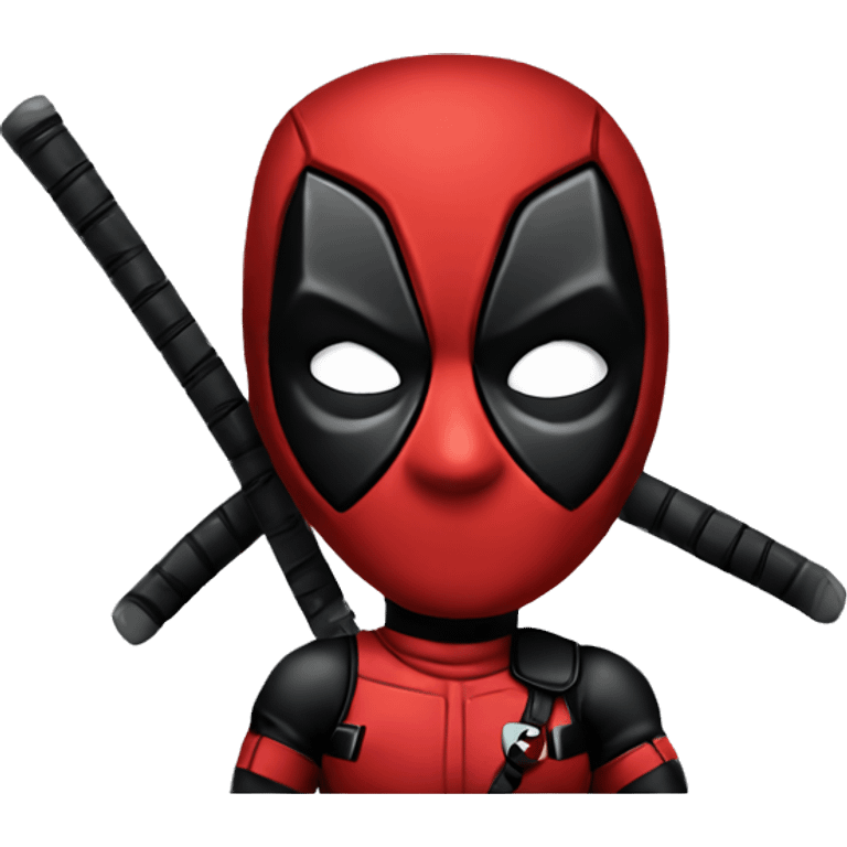 Cute deadpool  emoji