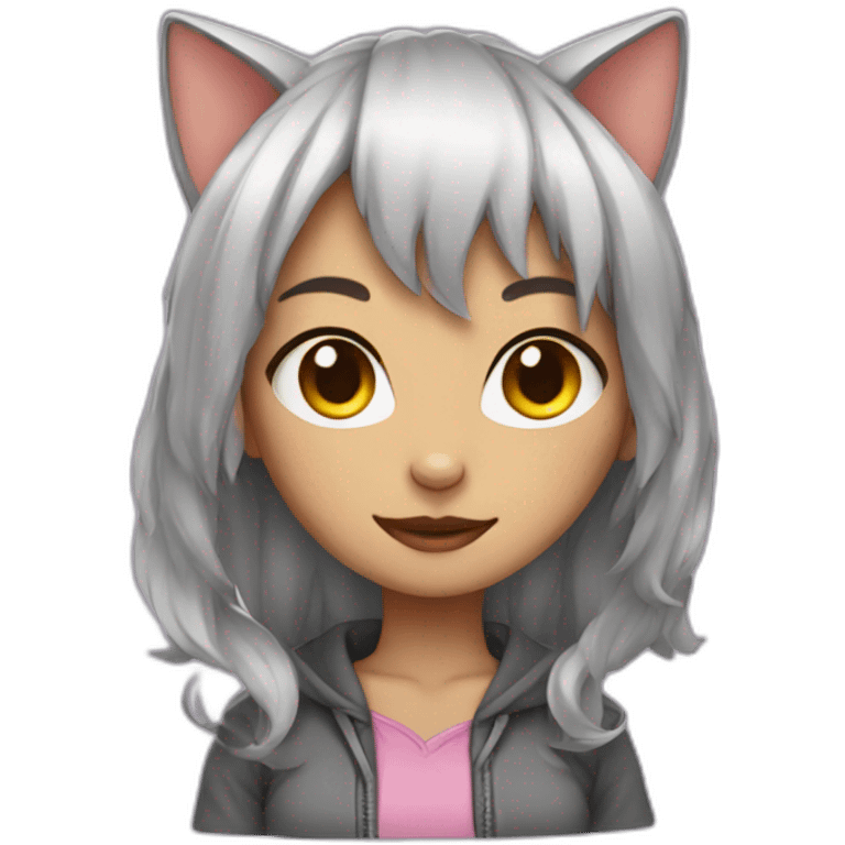 cat girl emoji