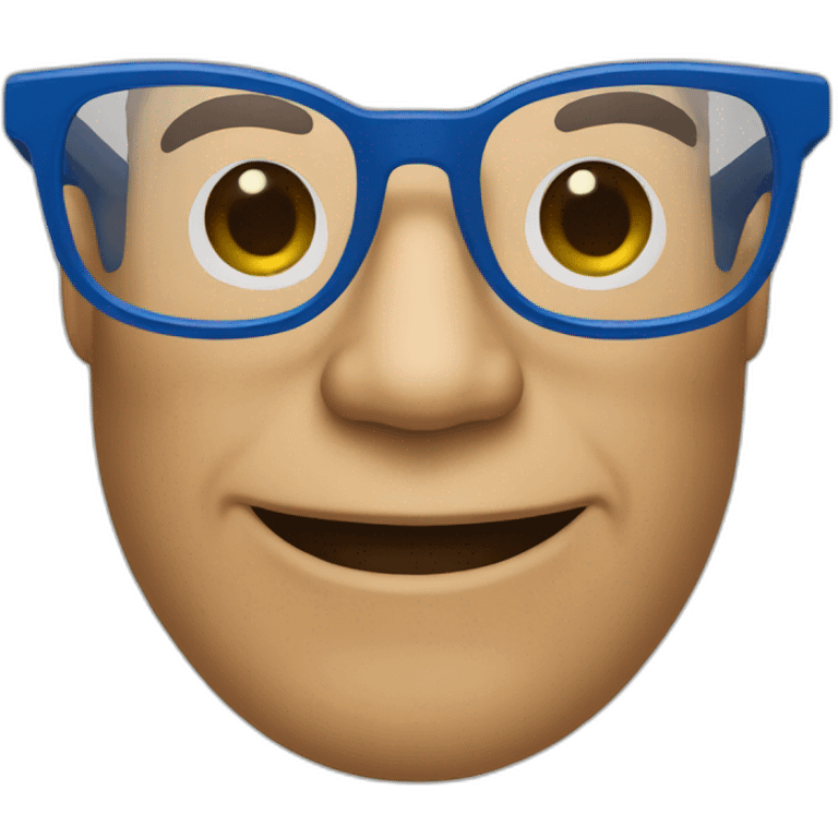 Robert Kiyosaki blue glasses emoji