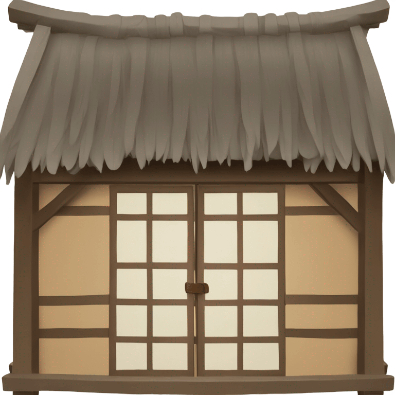 Korean style hut emoji