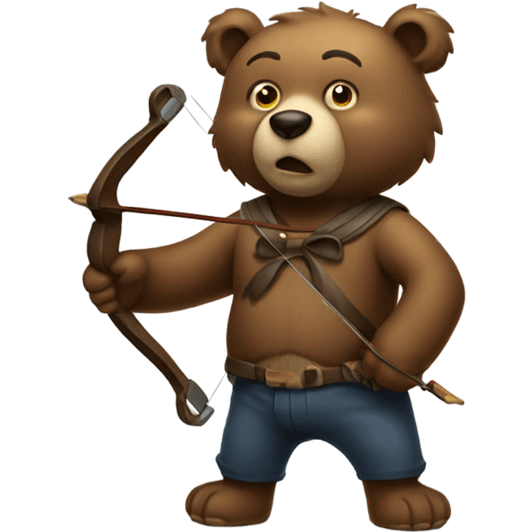 Bear with bow  emoji