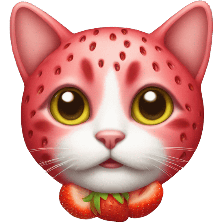 strawberry cat emoji