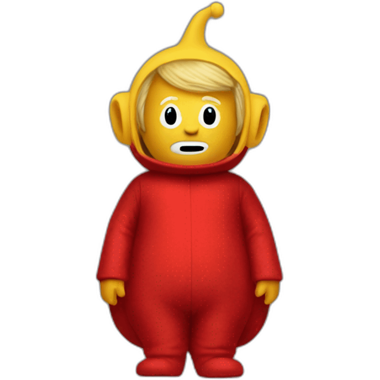 Donald trump in teletubbie outfit emoji