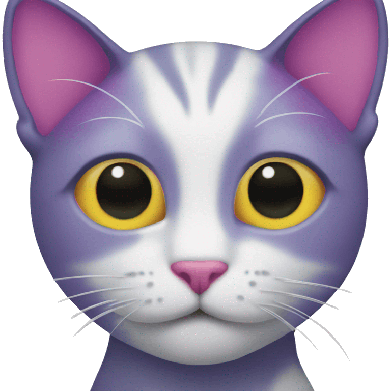 Bisexual cat emoji