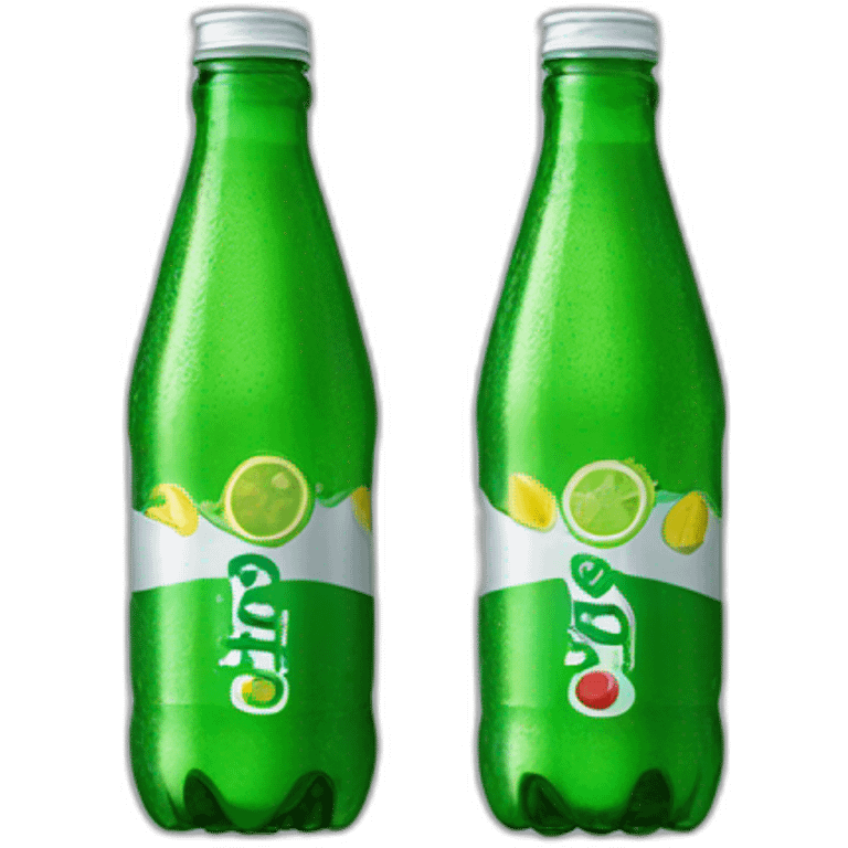 Sprite drink bottle emoji