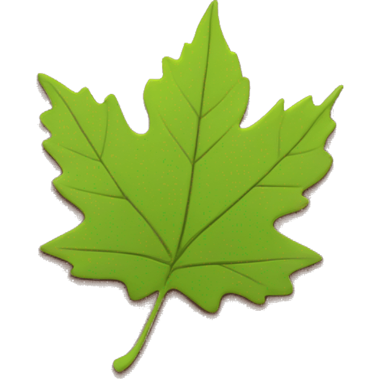 a fall leaf colored to hex #00b293 emoji