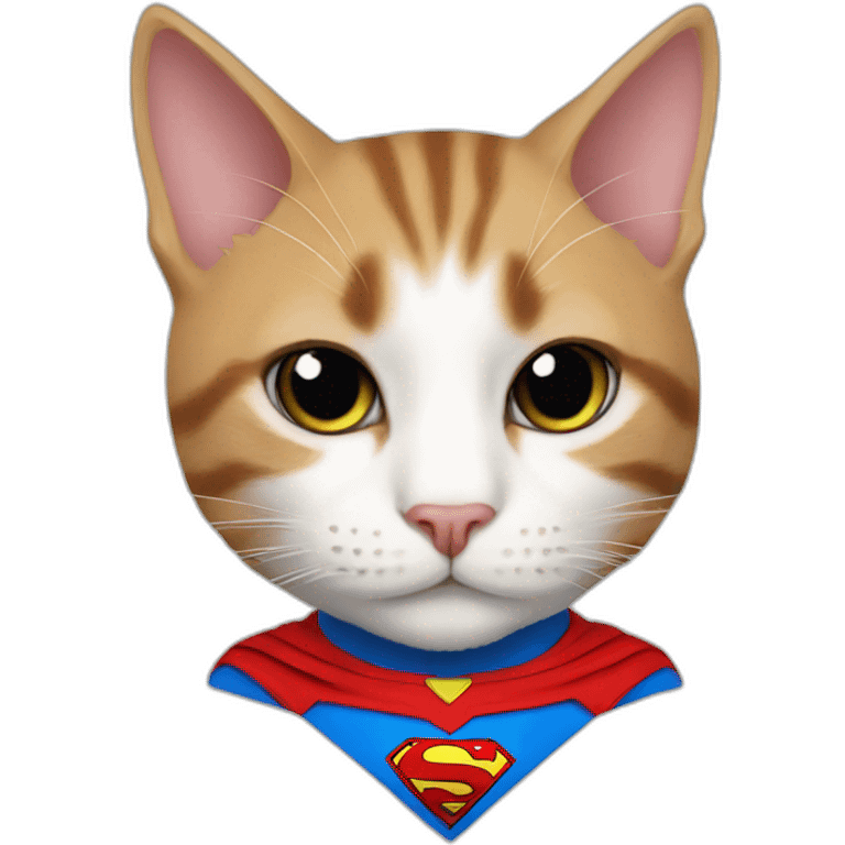 Superman cat emoji