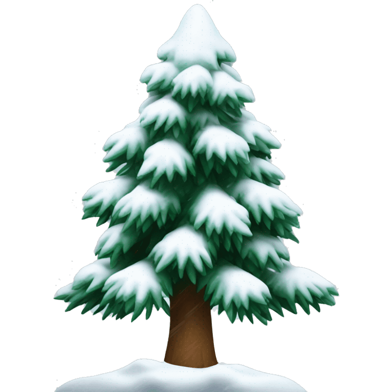 spruce in the snow emoji