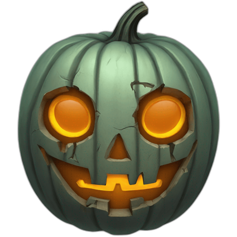 cyberpunk halloween pumpkin emoji