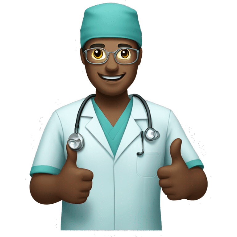 Surgeon thumbs up emoji