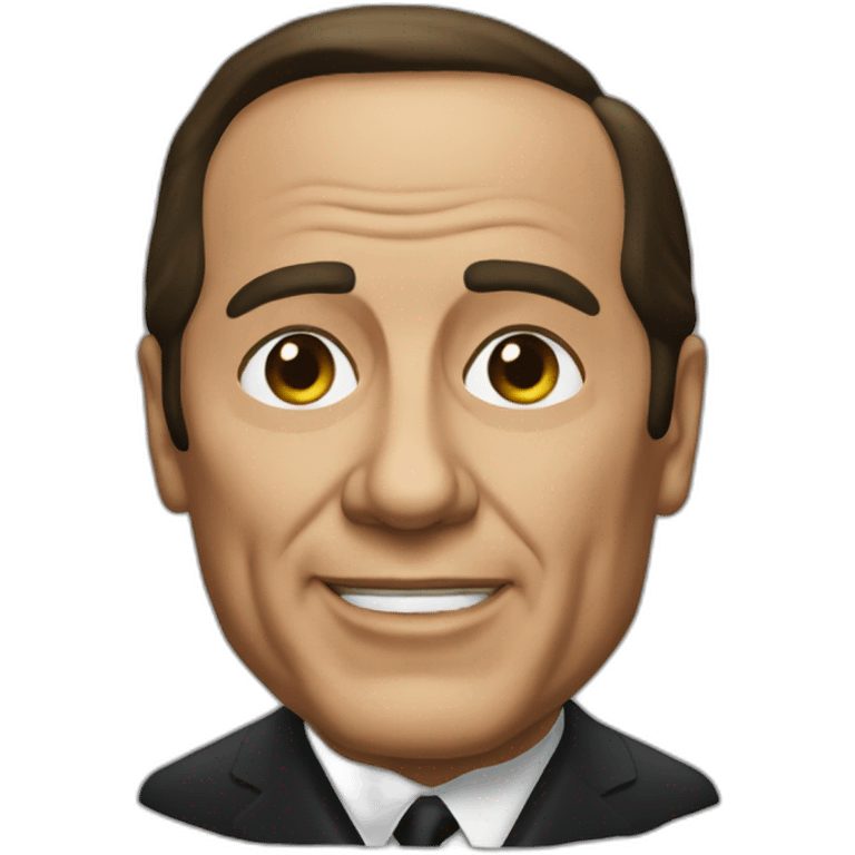 black berlusconi emoji