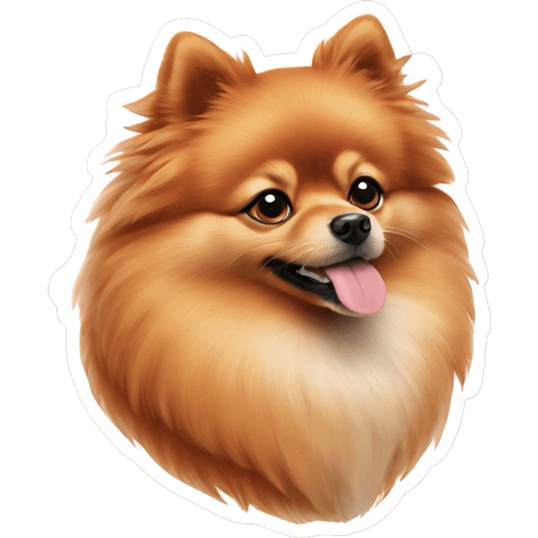 red Pomeranian Spitz emoji