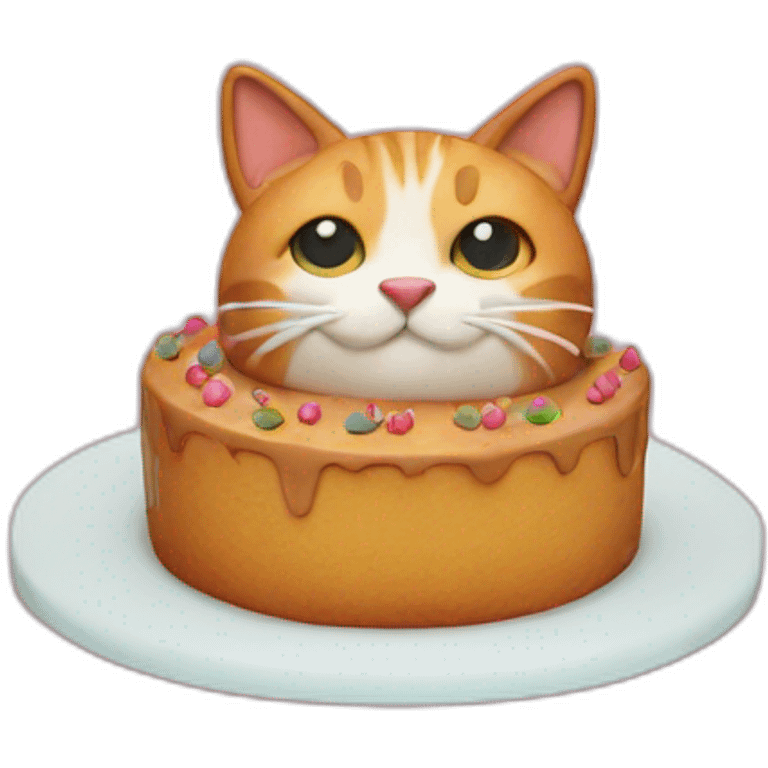 cat cake emoji