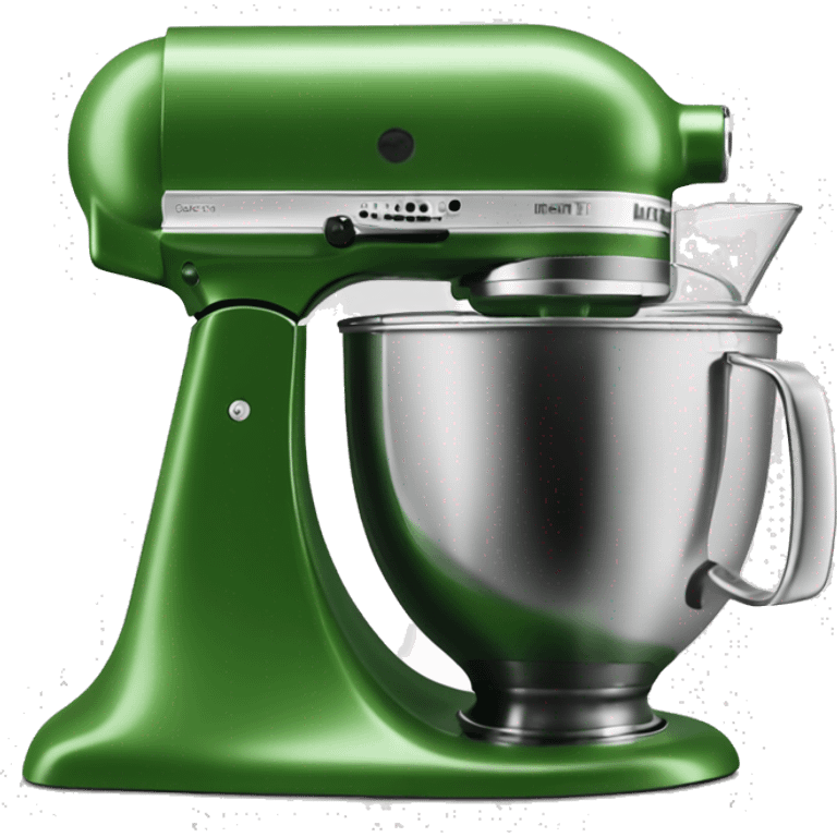 Realistic fern green kitchenaid mixer  emoji