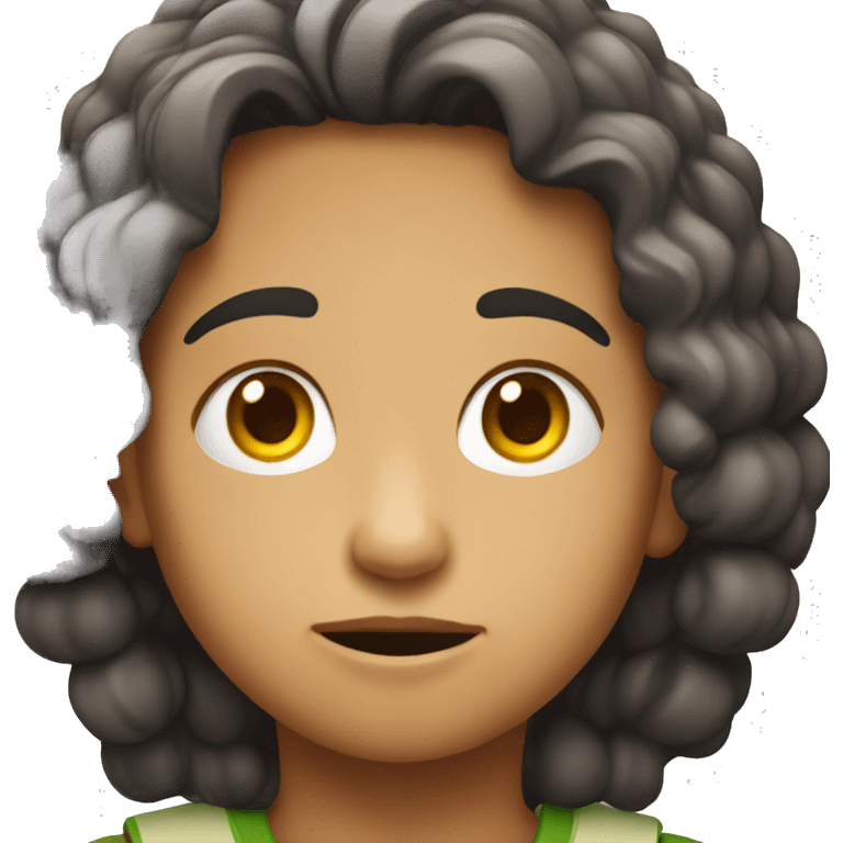 niño con cara desueño emoji