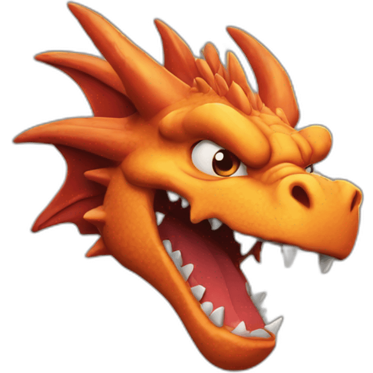 Angry dragon emoji