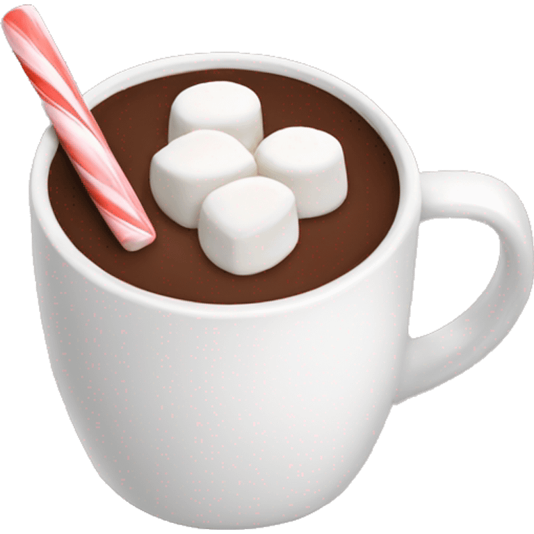 Hot chocolate with marshmallows  emoji