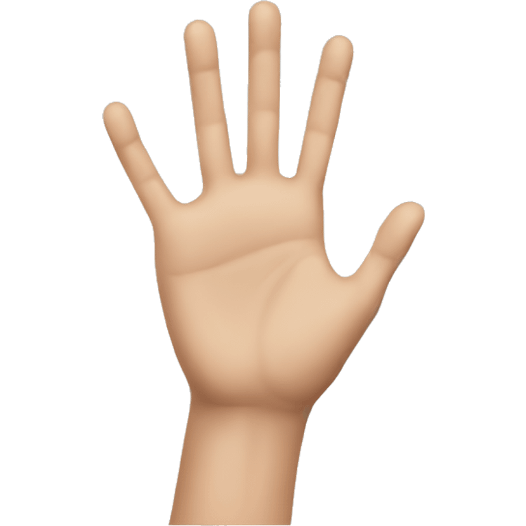 hand with keeping  emoji