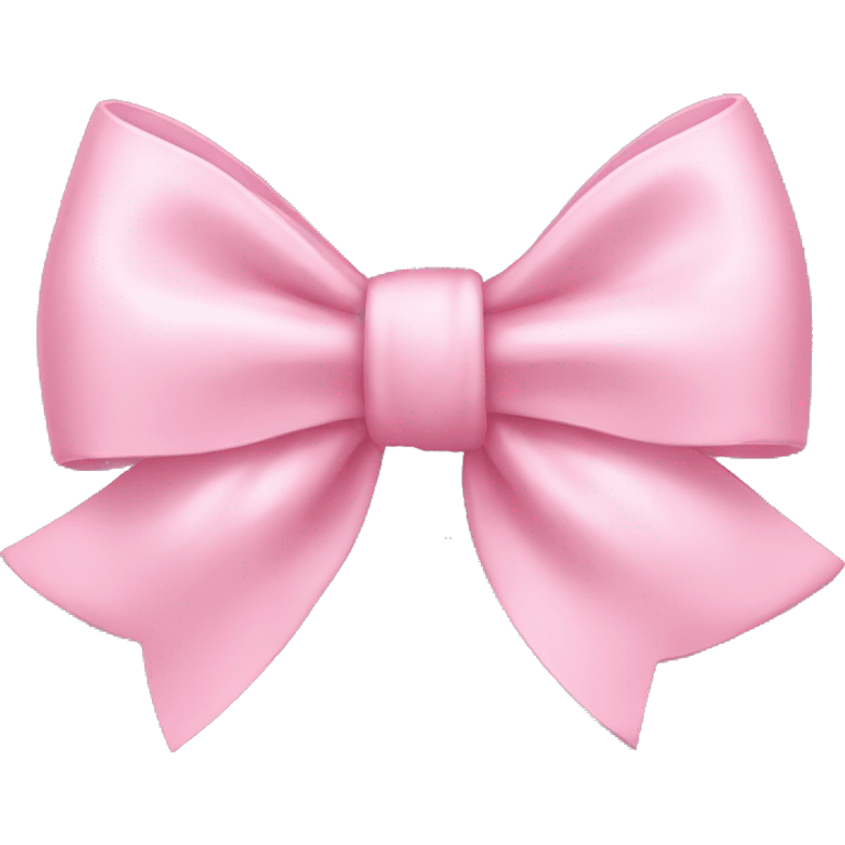 Light pink bow emoji