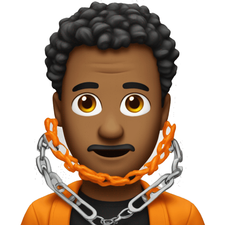 A Cheeto in handcuffs  emoji