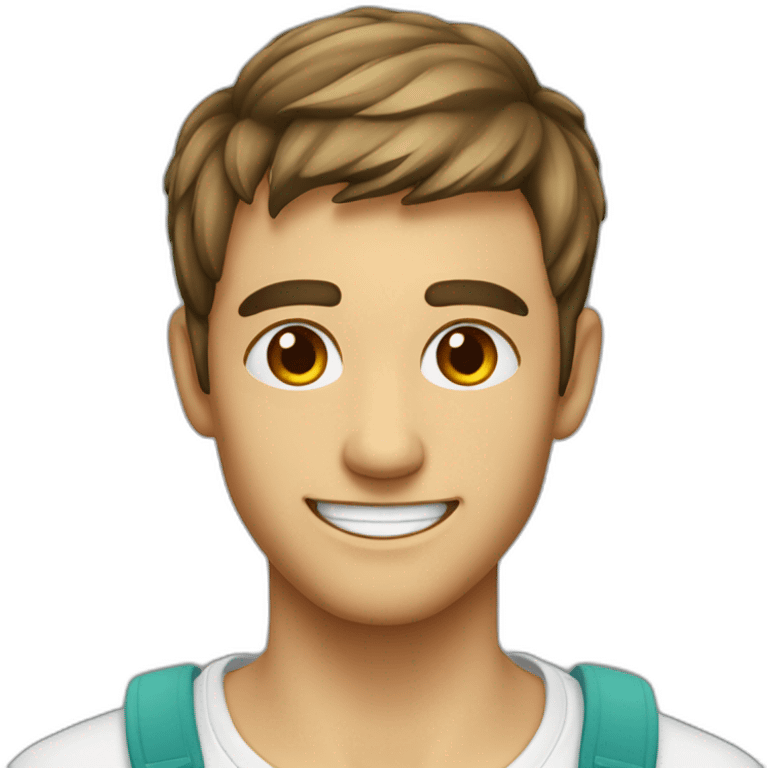 larmes aux yeux avec sourire emoji