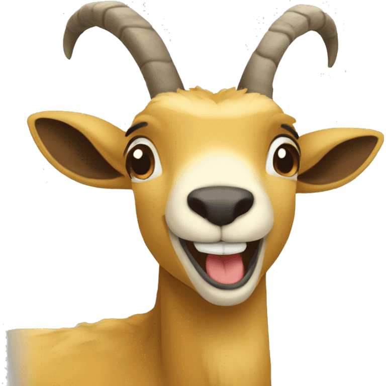 happy chamois emoji