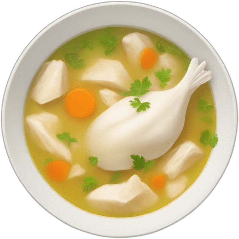 Jewish chicken soup emoji