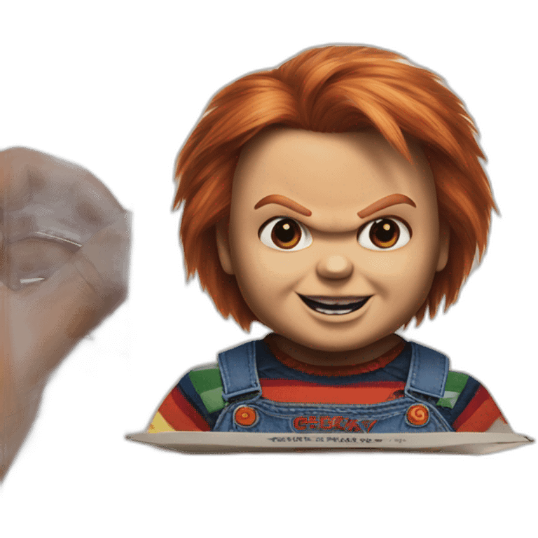 chucky doll box emoji