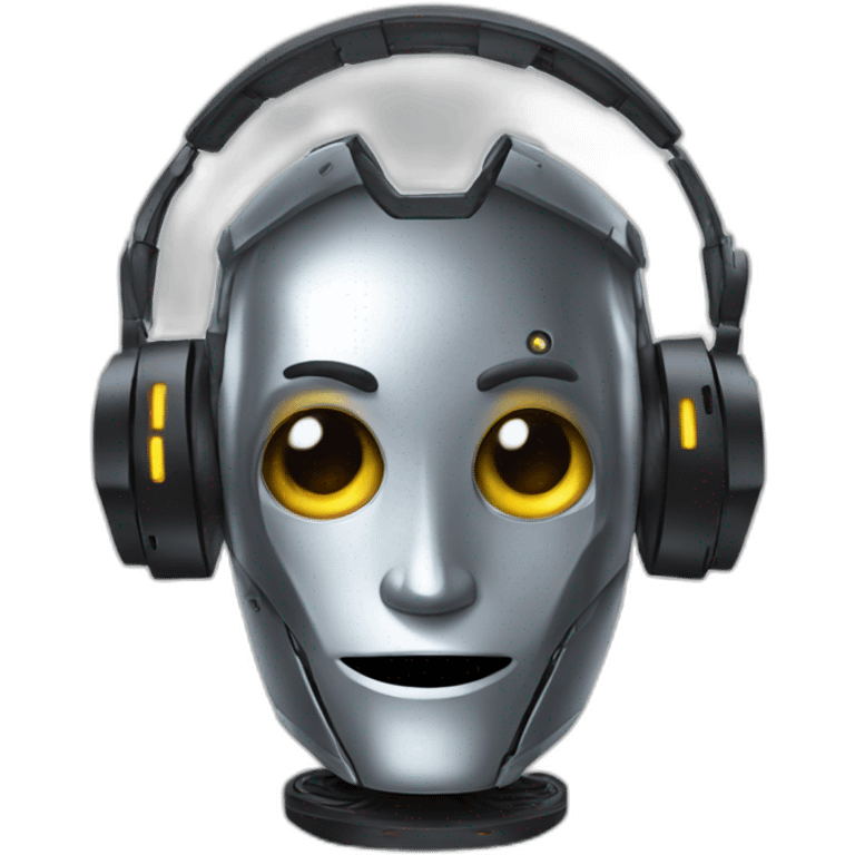 Robot DJ emoji