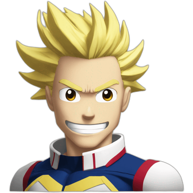 All might my hero academia motivated emoji