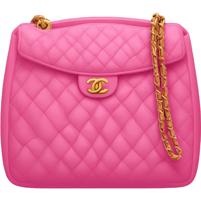 Pink Chanel bag emoji