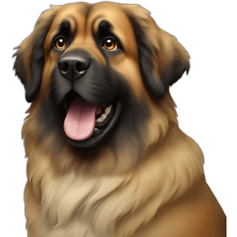 leonberger-dog-happy emoji