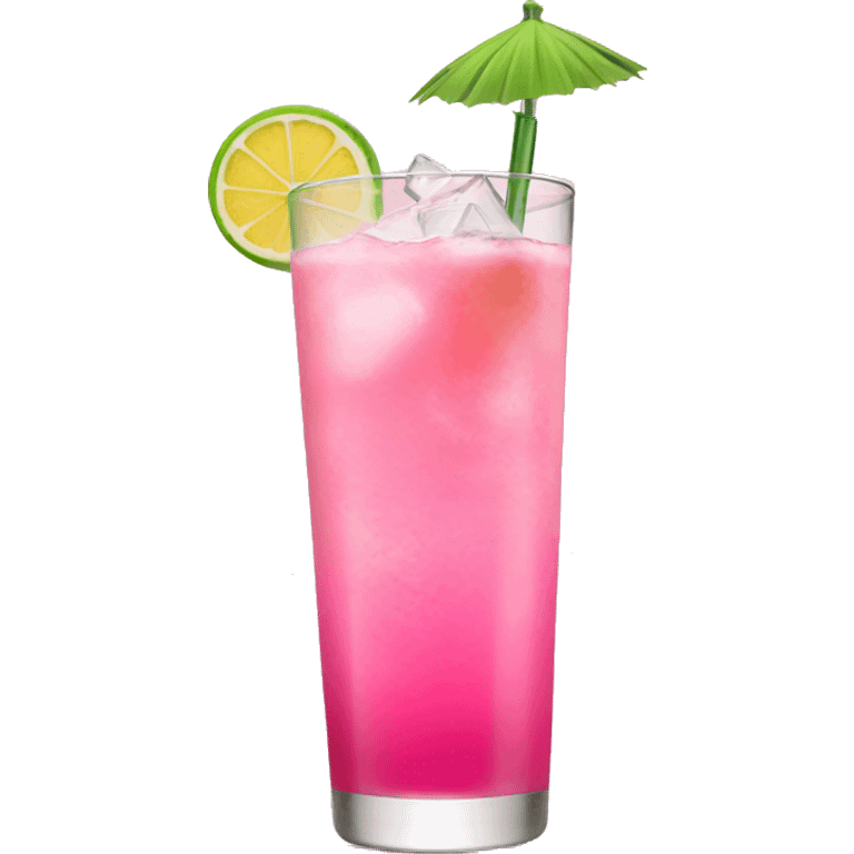 Pink mocktail  emoji