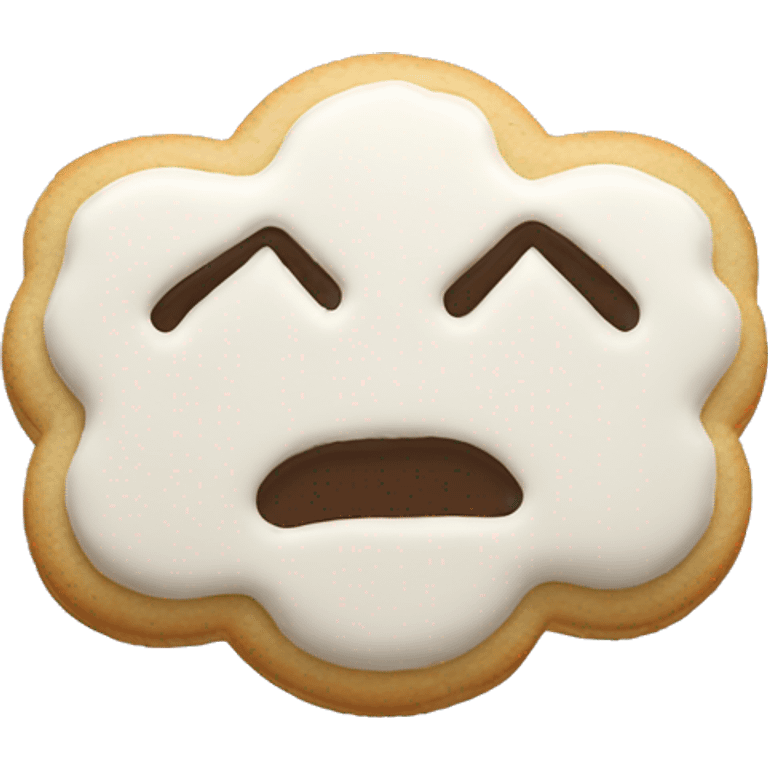 iced sugar cookie emoji