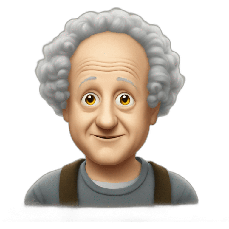 Young Larry fine of the three stooges emoji