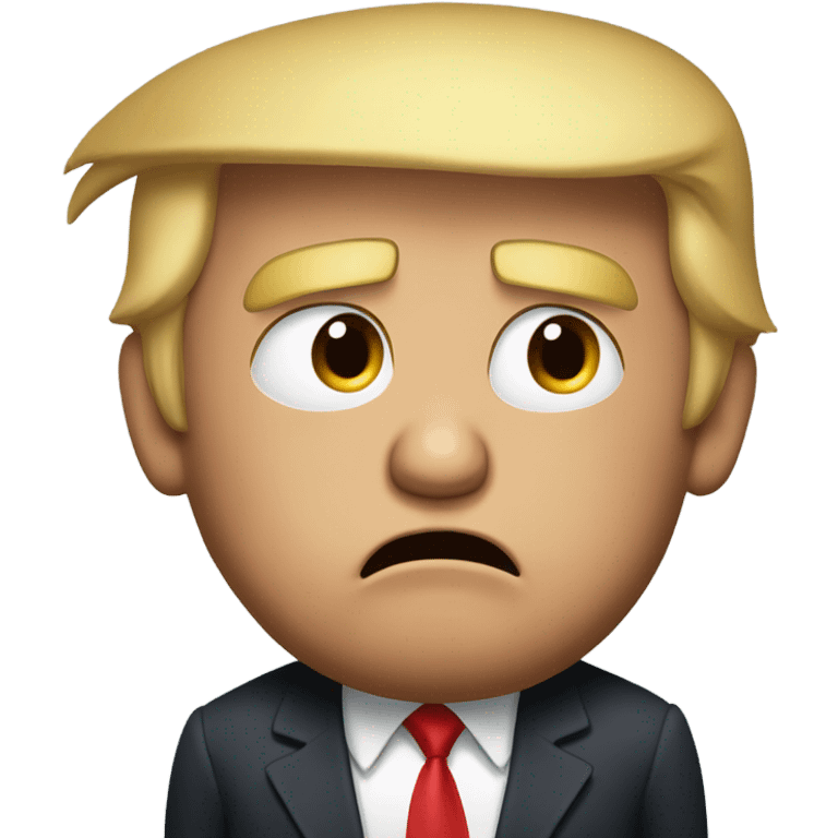 donald trump broken emoji