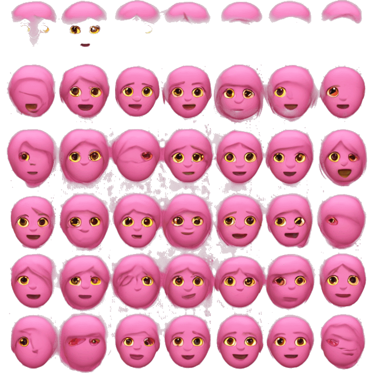 Pink emojis  emoji