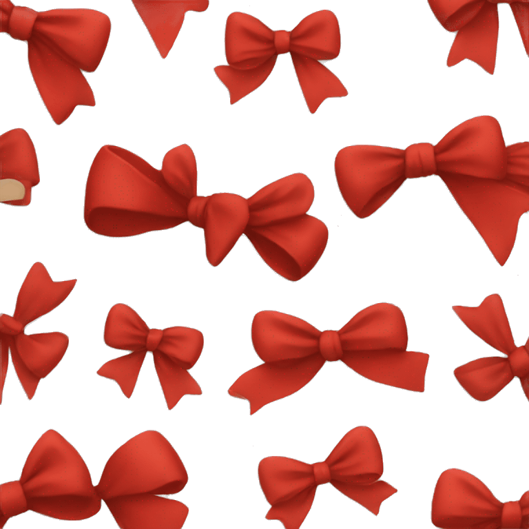 Red bow  emoji