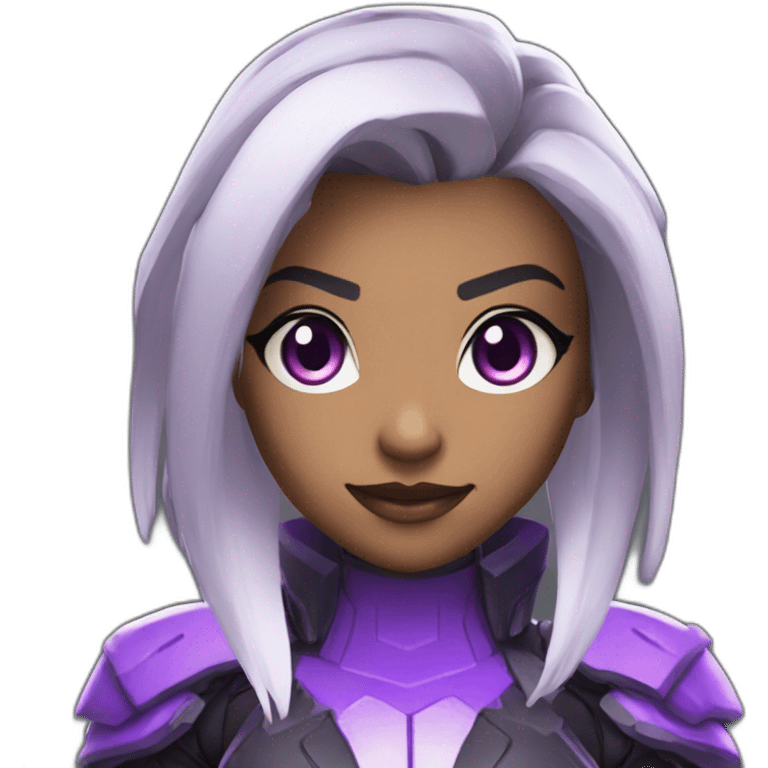 Sombra from video game overwatch emoji