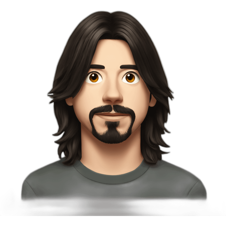 Young Dave Grohl no facial hair emoji