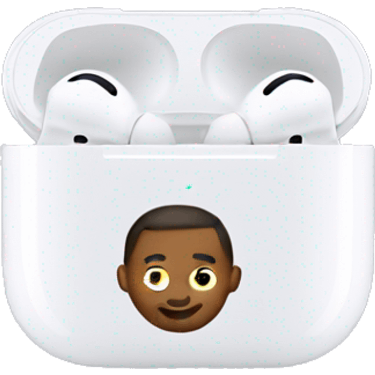  AirPod pros with bows emoji