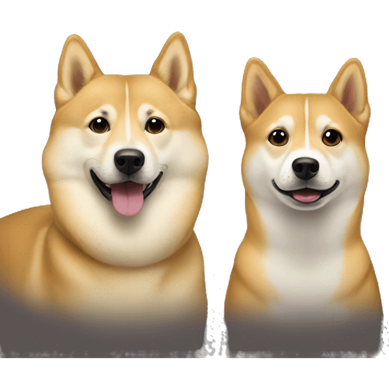 Doge and Tesla  emoji